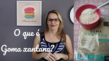 Qual a origem da goma xantana?