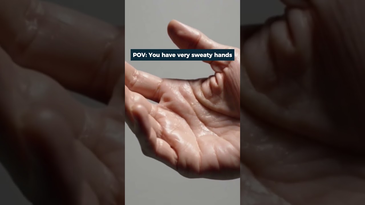 Everyday struggles when you have sweaty hands. This is what palmar hyperhidrosis really looks like.