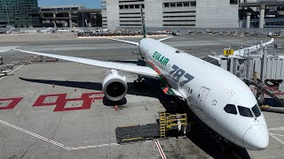 [4K] EVA Air BR7 San Francisco to Taipei Flight Experience