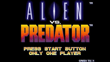 Alien vs. Predator - Full Playthrough - ARCADE 1994