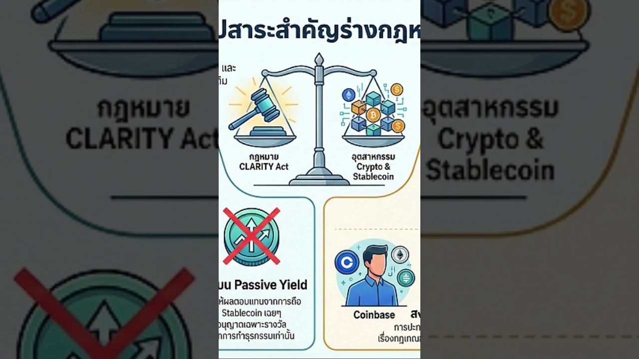 "นับถอยหลังขีดเส้นตาย! คริปโตสหรัฐฯ ชี้ชะตา 'CLARITY Act' เมษานี้-พลาดรอบนี้ระวังถูกแช่แข็งยาว 2 ปี"