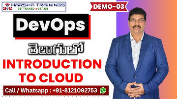 DevOps Demo Class 03 | Introduction to Cloud | DevOps Training in తెలుగు లో | DevOps Tutorial