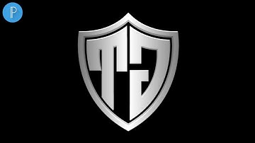 TG | Monogram Logo Design With Shield Shape | In PixelLab | Technical Gaurav Pro