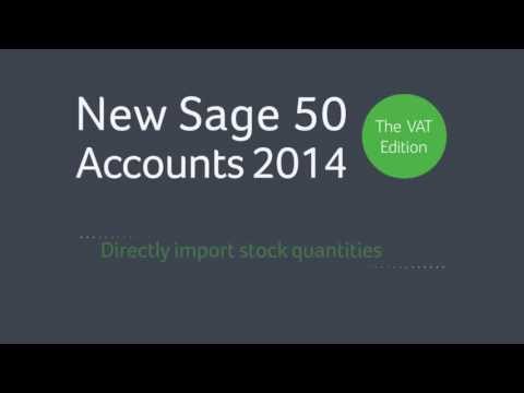 Import stock quantities from an Excel or CSV file - Sage 50 Accounts 2014
