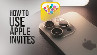 How to Use Apple Invites on iPhone (walkthrough)
