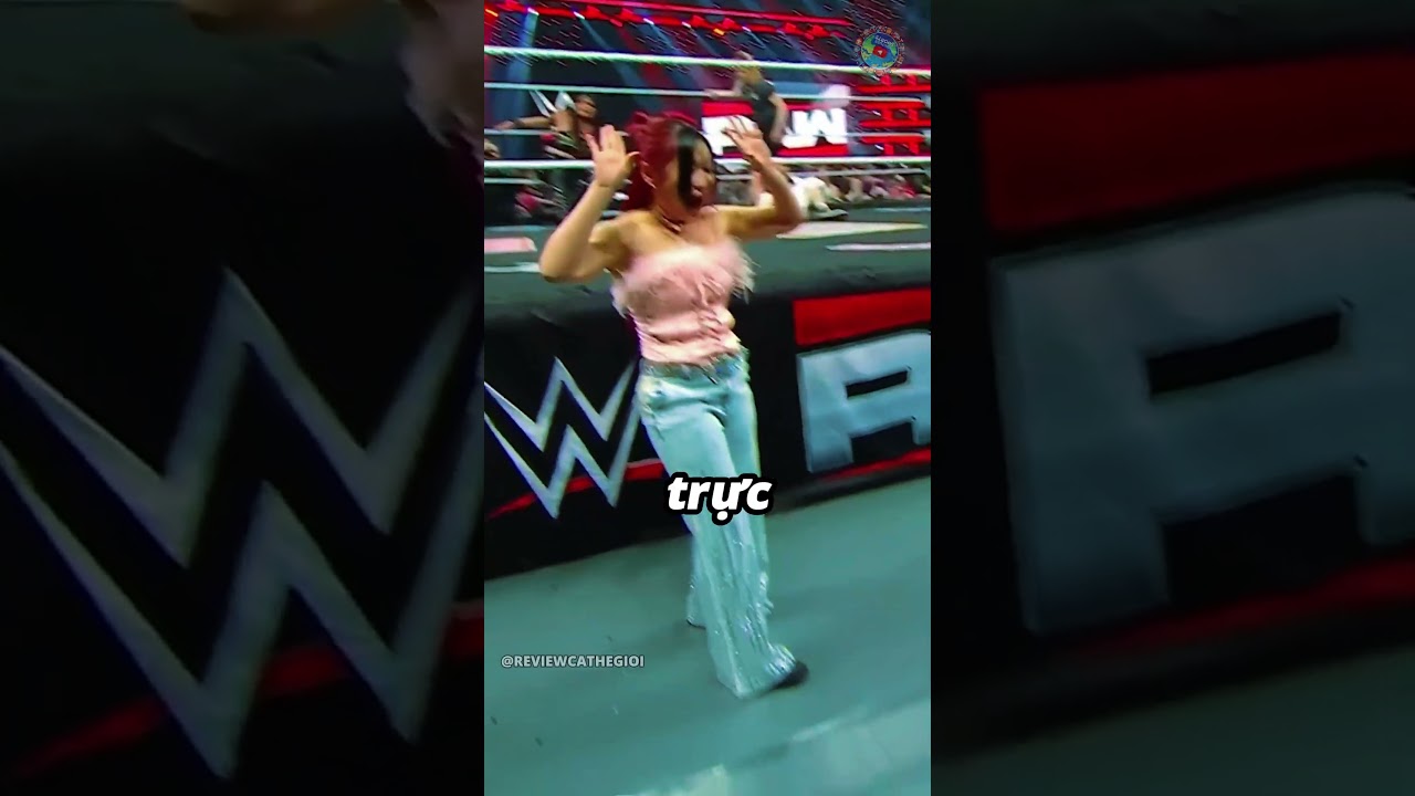 Iyo Sky đại náo cả sàn đấu 🧐 @WWE(IG)