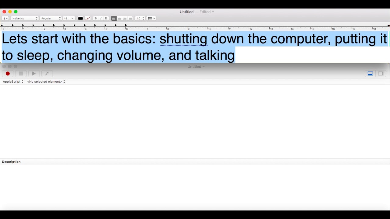 Applescript Intro and Prank - YouTube