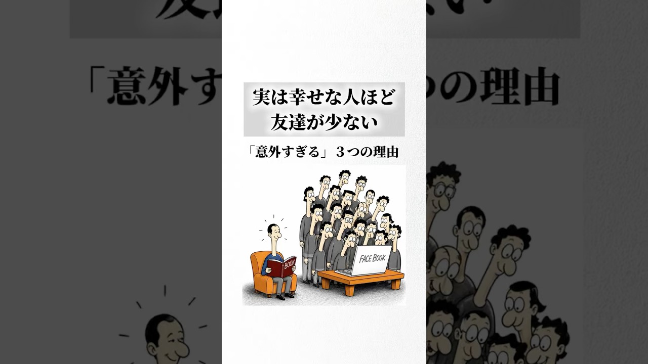 実は幸せな人ほど友達が少ない「意外すぎる」３つの理由