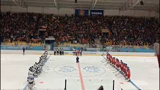 semifinále Česko-Finsko hokej Břeclav