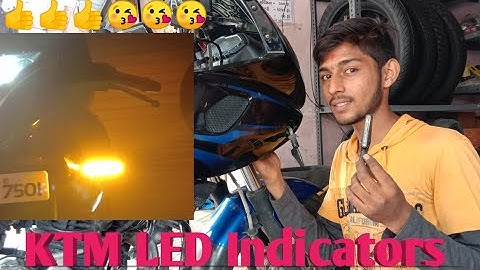 KTM LED Indicators Install In Pulsar 220 //Universal Indicators
