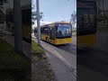 прибытие автобуса #105 на остановку киевский свер и автобус #322 на киевском сквере.