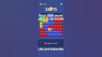 block blast secret glitch to 1M SCORE