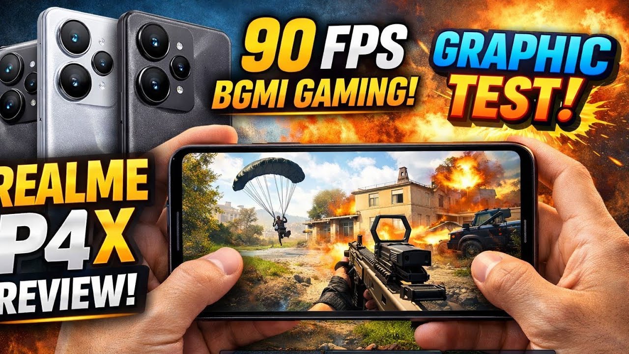 😱 Realme P4x-90Fps ✅ ||| Graphic Test  !!! True mid-range killer Device || Under 15K 
