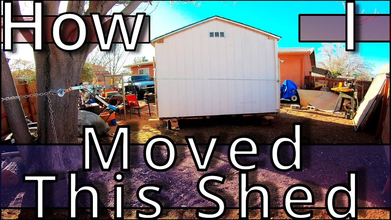 How i turned moving this shed into a one-man job