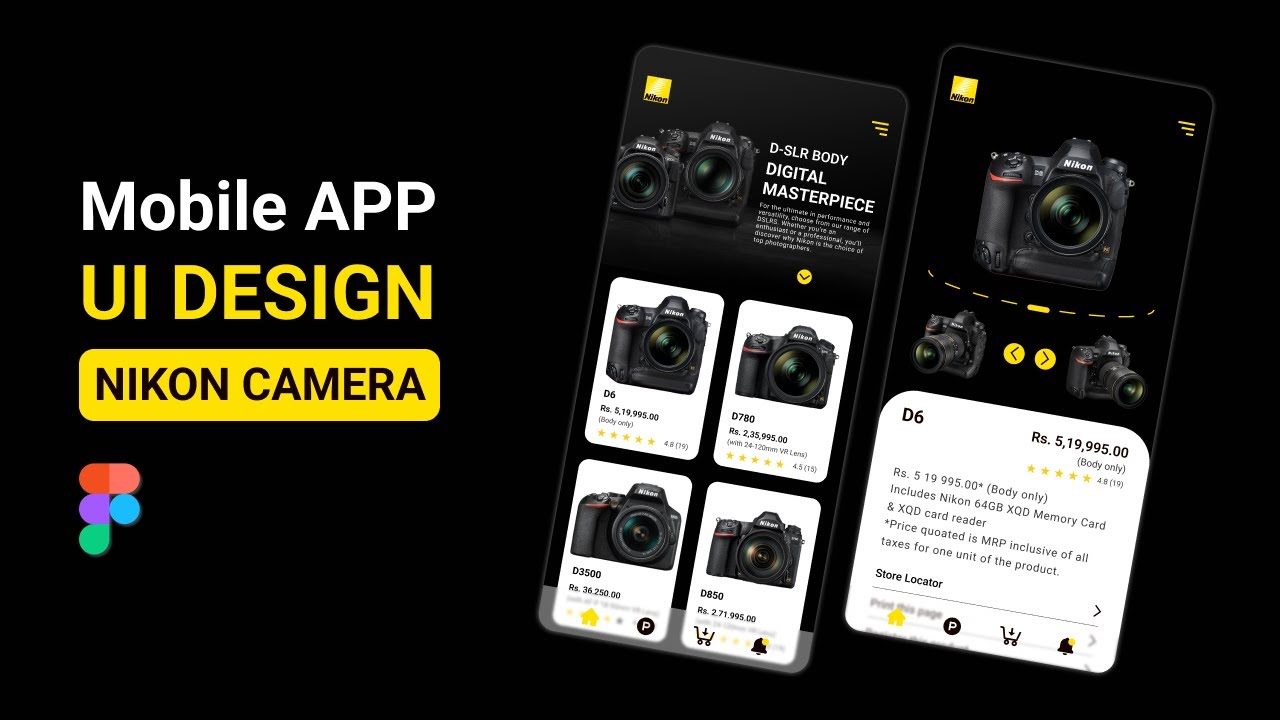 UI/UX Design with Figma | Figma UI UX Design Tutorial - Design a App ...