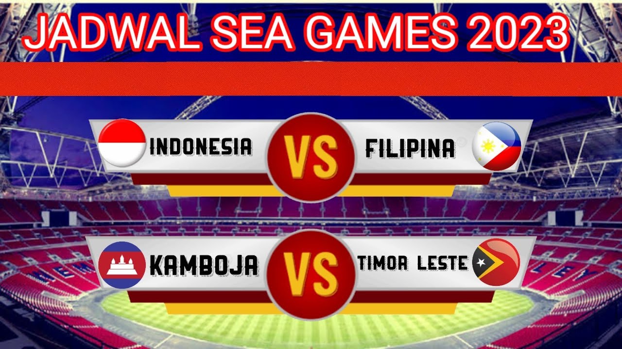 JADWAL INDONESIA VS FILIPINA SEA GAMES KAMBOJA 2023 LIVE RCTI YouTube