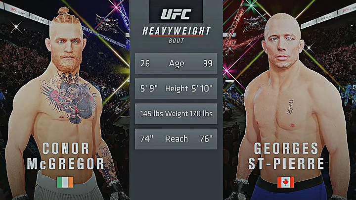 "2014" Conor McGregor Vs. "Prime" GSP : UFC 4 Gameplay (Pro Difficulty) (AI Vs AI) (PS5)