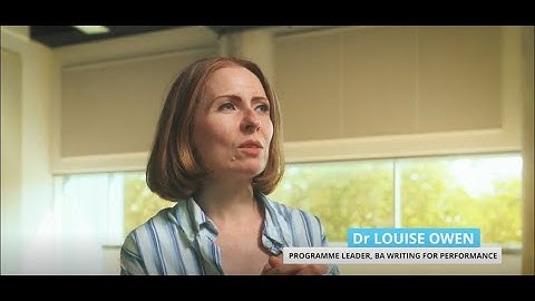 BA (Hons) Schrijven voor uitvoering