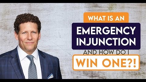 How can an emergency injunction save your business?