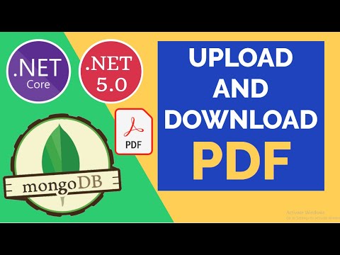 ASP.NET Core PDF Upload and Download from MongoDB || NoSQL || .NET 5.0