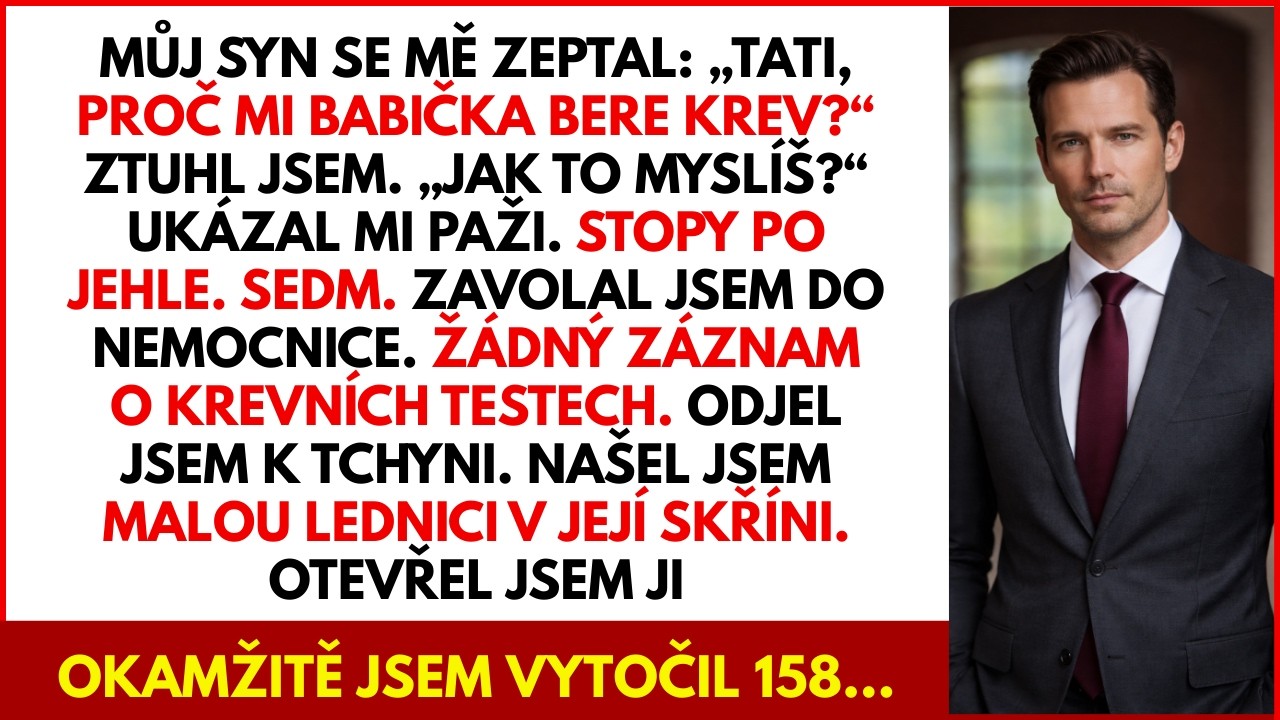 Syn se zeptal: „Proč mi babička bere krev?“ V šatníku našli ledničku, volali 158