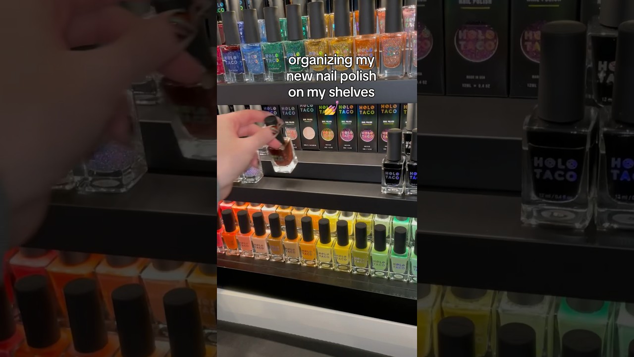 How I organize my nail polish collection💅