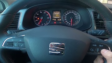 How to Navigate Through the Speedometer Display Seat Leon III ( 2012 - 2020 ) - Manage Speedometer