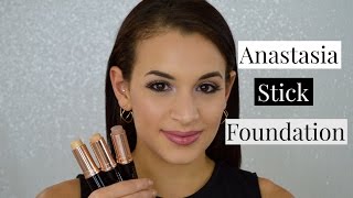 New Anastasia Beverly Hills Stick Foundation, Highlight, and Contour |  First Impressions and Demo - YouTube