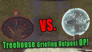 TREEHOUSE GRIEFING OUTPOST OP! | ARK Official Server