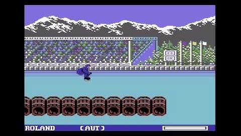 C64 World Games Barrel Jumping - Real 18 -