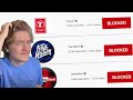 Who Are the Biggest Channels Blocking me On YouTube?