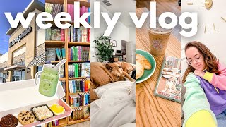 cozy reading week + spiraling bc why not 🪐🌀✨ WEEKLY VLOG