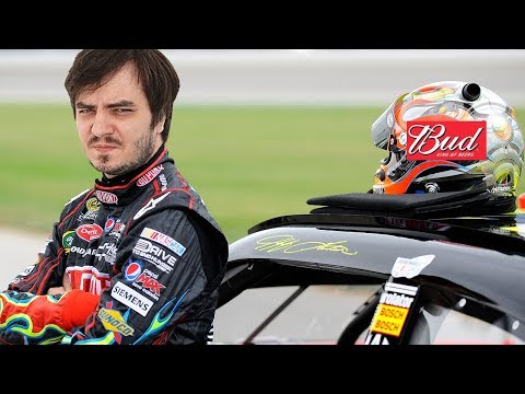Мэддисон пьет Bud и поворачивает налево в iRacing NASCAR