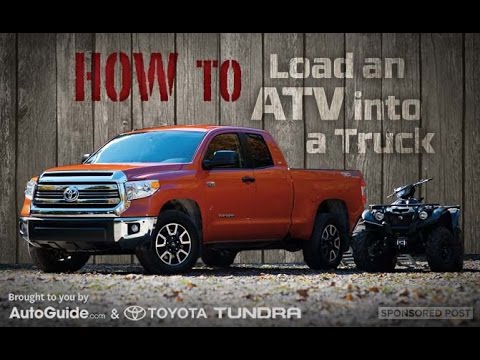 How To Load An ATV into a Truck