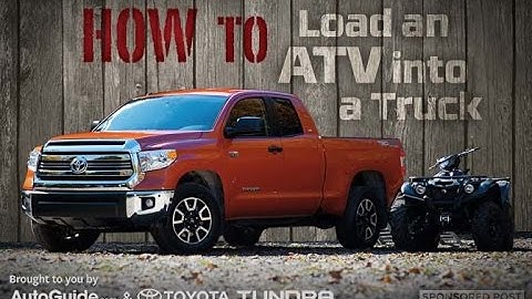 How To Load An ATV into a Truck