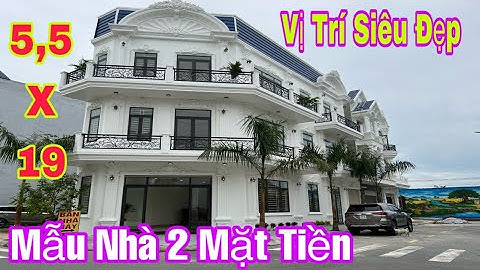 Mẫu nhà phố góc hai mặt tiền đường phường an Phú/ Tp Thuận An Bình Dương (131)