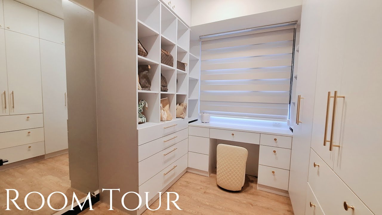 新家開箱下集！夢幻獨立更衣室😍輕美式主臥室Room Tour 縮圖