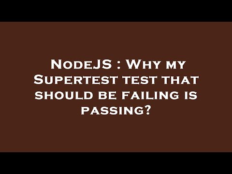 NodeJS : Why