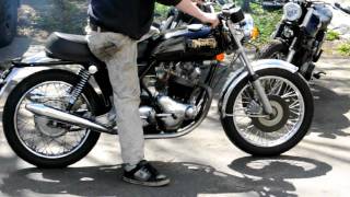 norton commando kick start 1.avi
