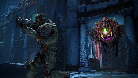 Doom Multiplayer-Cacodemon eating spree