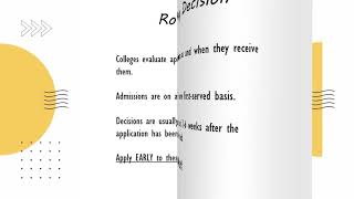 College Application - Admissions Decisions Explained