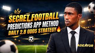 Secret Football Predictions App Method 🔥 Daily 2.8 Odds Strategy screenshot 5