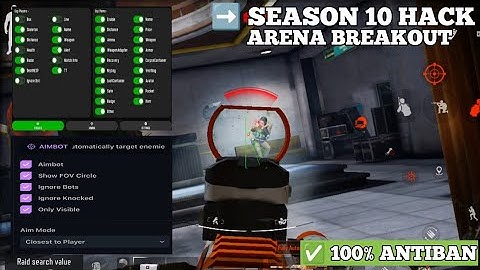 ARENA BREAKOUT MOD MENU | HACK CHEAT ARENA BREAKOUT | SUPPORT ANDROID & IOS