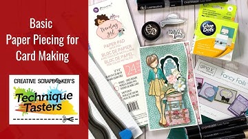 Basic Paper Piecing for Card Making - Technique Tasters #189