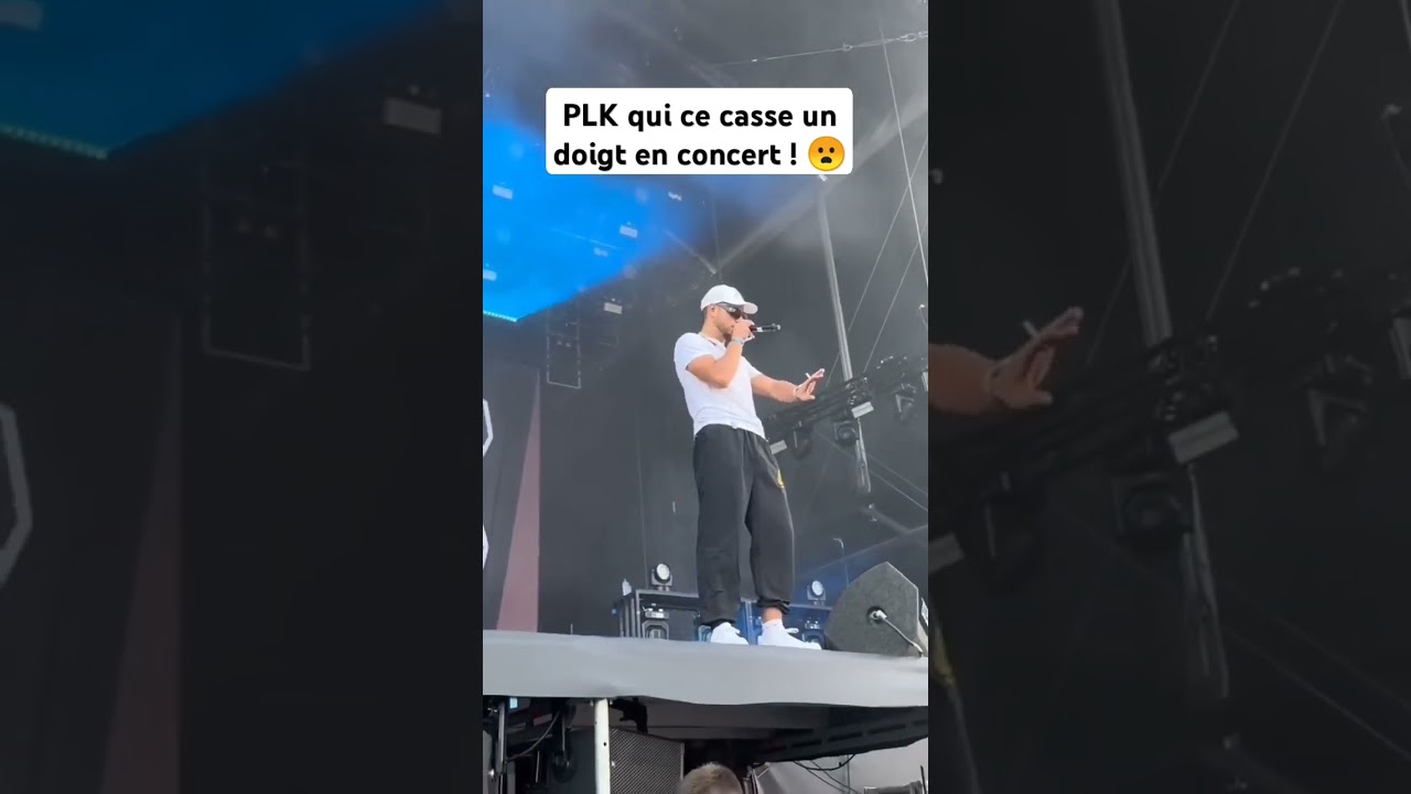 PLK qui se casse un doigt en concert au Festival ! 😦