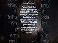 LETTING PEACE LEAD Daily Motivational Prayers Manifestation /#prayer #viral #affirmation #god