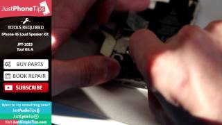 Easy IPhone 4S Loud Speaker Repair Guide | JustPhoneTips