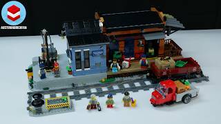 Full LEGO 910072 Woodbrick Freight Depot Speed Build BDP Series 9 News