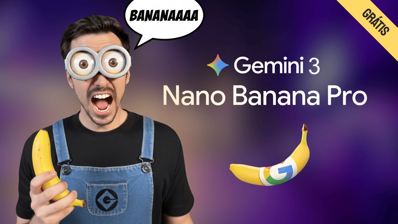 Novo NANO BANANA PRO o Google revolucionou de novo na geração e edição ...