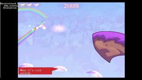 Robot Unicorn Attack New high score with lyrics